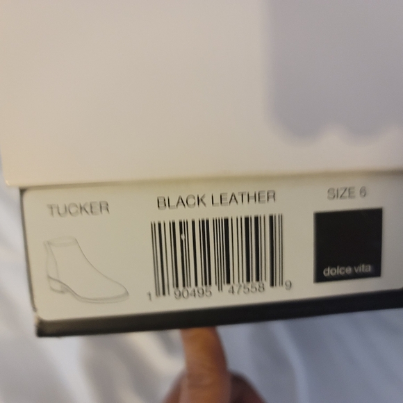 💗 Dolce de Vita Tucker sip up black leather 2 1/2 Inches - Picture 7 of 8